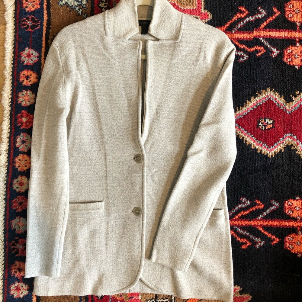 Jcrew Sweater Blazer (Grey)